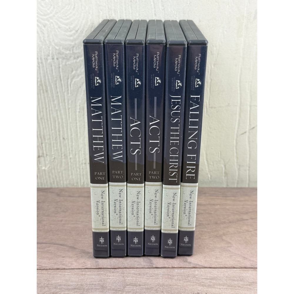 Pathway Media Bible Series DVD Set Matthew Acts Jesus Christ Falling Fire 1999